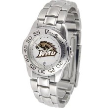 Western Michigan Broncos WMU Womens Steel Sports Watch