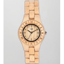 WeWood Watches Moon Maple Wood Watch, Beige