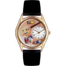 Whimsical Watches Kid s Artist Quartz Leather Strap Watch