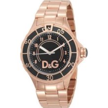 Women Dolce and Gabbana DW0660 Anchor Rose Gold Stainless Steel A ...