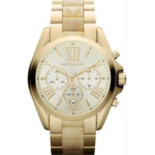 Women's Bradshaw Gold Tone Stainless Steel Case and Bracelet Chronograph Gold To