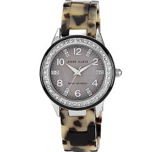 Women's Grey and Black Tortoise Bracelet Watch