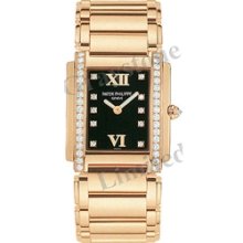 Women's Patek Philippe Quartz Twenty~4 Watch - 4910/11R_Blk