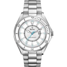 Women's Precisionist Stainless Steel Case and Bracelet Silver Dial Date Display