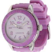 Women's Purple Lacoste Rio Rubber Band Watch 2000688 ...