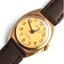 Womens watch Zarja gold covered ladies watch