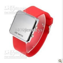 Wristwatch Korean Style Candy Color Lcd Mirror Watch Sell High Quali