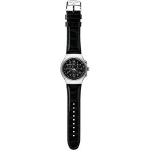 You Turn Black Chronograph Tachymeter Swatch Watch Yos440 Gift