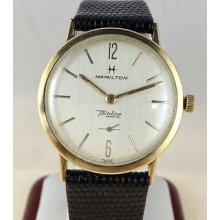 1960's Hamilton 10k G.f. Automatic Windup Watch Amazing Condition