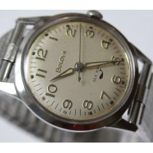 1969 Bulova Men's Swiss Sea King Silver Watch