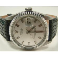 1974 Classic Stainless Steel Rolex Datejust Ref 1603 Wristwatch.