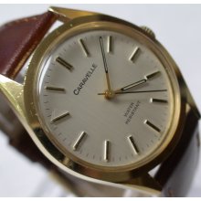 1980 Bulova Men's Gold Watch w/ Strap - Rare Collector's