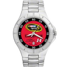 2011 NASCAR Sprint Cup Series Champion Tony Stewart 3X Champ Men's Pro Ii Watch With Stainless Steel Bracelet LogoArt