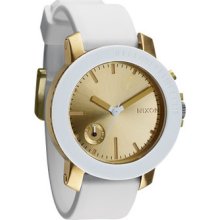 2013 Nixon The Raider White / Gold Watch A317 111-authorized Nixon Dealer