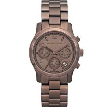 $250 Michael Kors Women's Brown Tone Stainless Steel Watch Mk5492