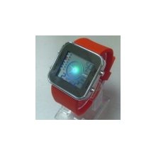 30pc lots new square led digital watch silicone band led watches disco