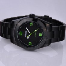 40mm Parnis Pvd Case Black Dial Style Automatic Mens Watch Pa-263