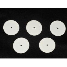 5 Pcs. White Dial Blank 19.5mm Watch Parts