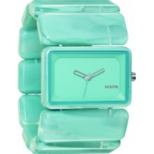 A126-1883 Nixon Ladies Vega Seafoam Marble Watch