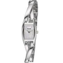 Accurist Lb1436px Silver Stainless Steel Crystals Watch 3 Yr Warranty Uk Seller