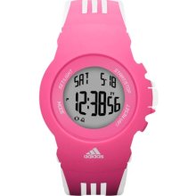 Adidas Mens Performance Furano Digital Plastic Watch - Pink Rubber Strap - Digital Dial - ADP6058