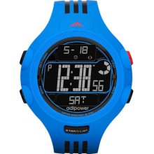 adidas Performance 'adiPower' Digital Sport Watch, 50mm Blue