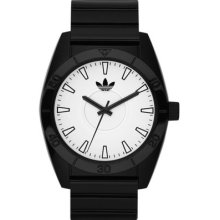 Adidas Unisex Adh2715 Santiago Black And White Watch