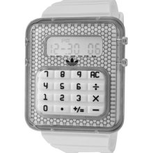 Adidas Watches Taipei Digital Multi-Function White Polyurethane White