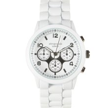 Aeropostale Metal Boyfriend Watch White Wash Onesz