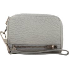 Alexander Wang Fumo Large Wristlet - LIGHT GRAY