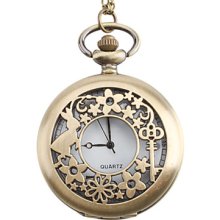 Alloy Women's Robby Analog Quartz Pocket Watch (Bronze)