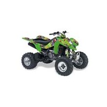 AMR Racing - Suzuki LTZ 400 ATV (2003-2008) - Ed Hardy Love Kills - Green Quad Graphic Kit