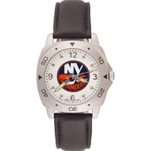 Anderson Jewelry New York Islanders Men's Leather Pro Watch ...