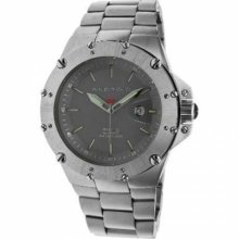 Android Men's Enforcer AD535BK Silver Stainless-Steel Quartz Watch with Grey Dial