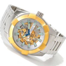 Android Men's Naval 2G Skeleton Automatic Stainless Steel Bracelet Watch