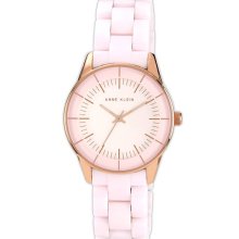 Anne Klein Blush Dial Bracelet Watch, 36mm Blush/ Rose Gold