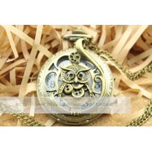 antique pocket watch necklace mens jewellery owl