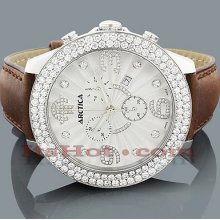 Arctica Watches Mens Diamond Watch 6.25ct