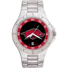 Arkansas Razorbacks Mens Stainless Pro II Watch