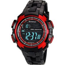 Armitron Digital Resin Watch Red/ Black