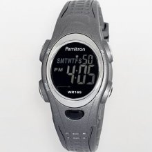 Armitron Silver-Tone Digital Chronograph Watch - Women