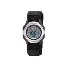 Armitron Women's 456977SIL Chronograph Black Strap Digital Display Spo