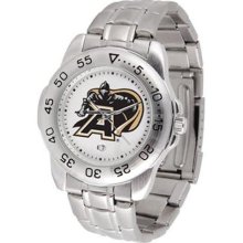 Army Black Knights Men's Stainless Steel Logo Watch