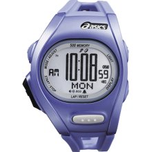 Asics Unisex Race CQAR0105 Blue Polyurethane Quartz Watch with Digital Dial