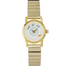 Asos Moving Bunny Chase Ladies Watch Gold Colour