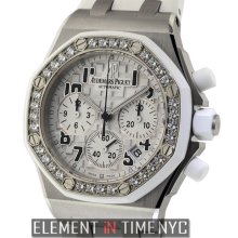 Audemars Piguet Royal Oak Offshore Chronograph Lady Steel White Diamonds