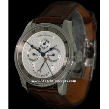 Azimuth Calendrier wrist watches: Calendrier Silver Dial cal-1sil