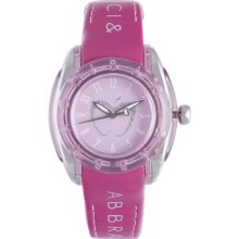 Baci Abbracci Women's Pink Patent Leather Watch ...