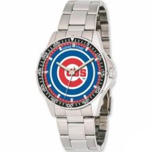 Baseball Watches - Men's Chicago Cubs Stainless Steel