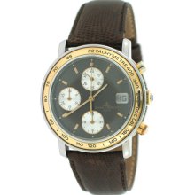 Baume & Mercier Swiss Made Baumatic Chrono Men's 2tone Case Watch 